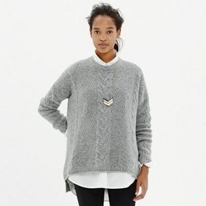 Madewell Easy Cable Pullover Sweater